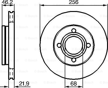 BOSCH 0 986 478 018 - Bremžu diski www.autospares.lv