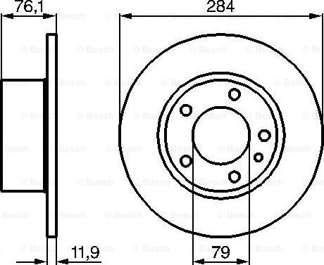 BOSCH 0 986 478 037 - Bremžu diski www.autospares.lv