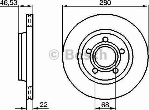 BOSCH 0 986 478 022 - Bremžu diski autospares.lv