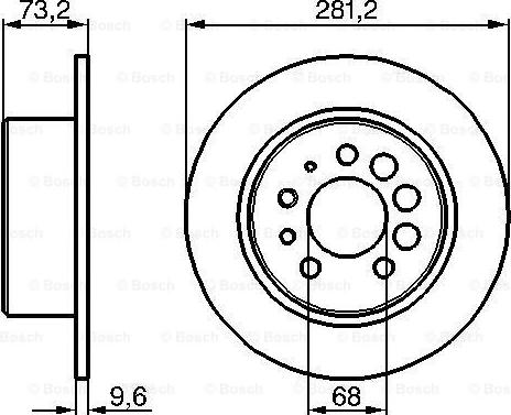 BOSCH 0 986 478 143 - Bremžu diski www.autospares.lv