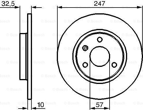 BOSCH 0 986 478 142 - Bremžu diski www.autospares.lv