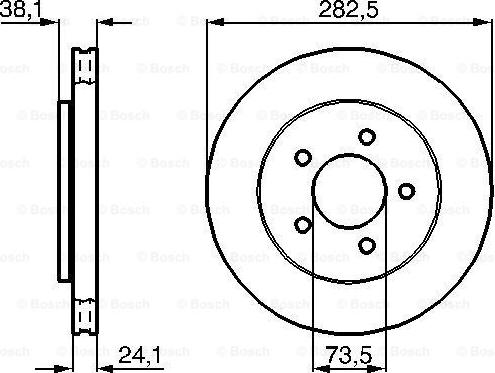 BOSCH 0 986 478 109 - Bremžu diski www.autospares.lv