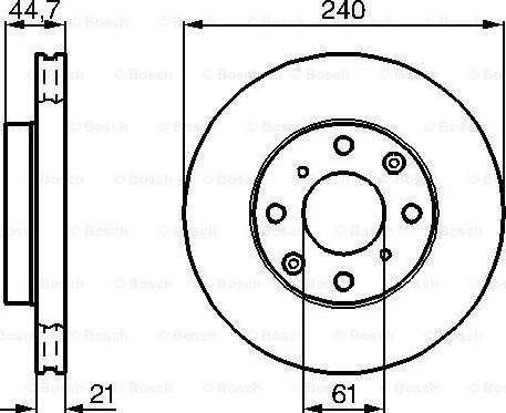 BOSCH 0 986 478 115 - Bremžu diski www.autospares.lv