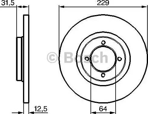 BOSCH 0 986 478 180 - Bremžu diski www.autospares.lv