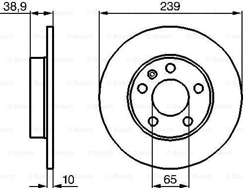 BOSCH 0 986 478 894 - Bremžu diski www.autospares.lv