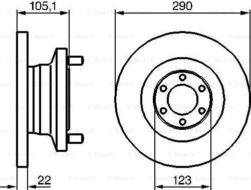 BOSCH 0 986 478 885 - Bremžu diski www.autospares.lv