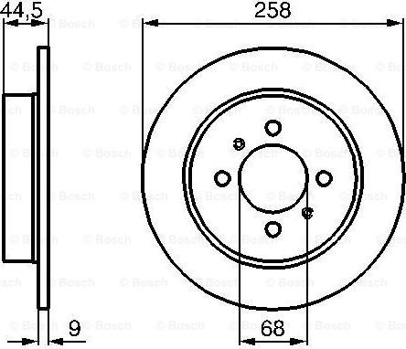 BOSCH 0 986 478 836 - Bremžu diski www.autospares.lv