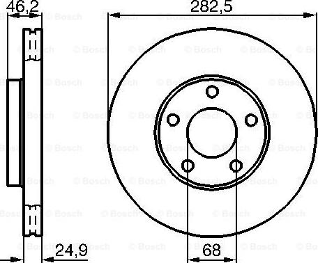 BOSCH 0 986 478 872 - Bremžu diski www.autospares.lv