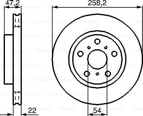 BOSCH 0 986 478 396 - Bremžu diski autospares.lv