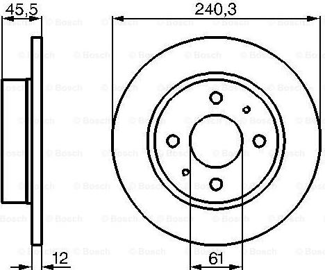 BOSCH 0 986 478 368 - Bremžu diski www.autospares.lv