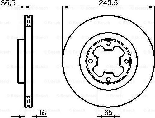 BOSCH 0 986 478 292 - Bremžu diski www.autospares.lv