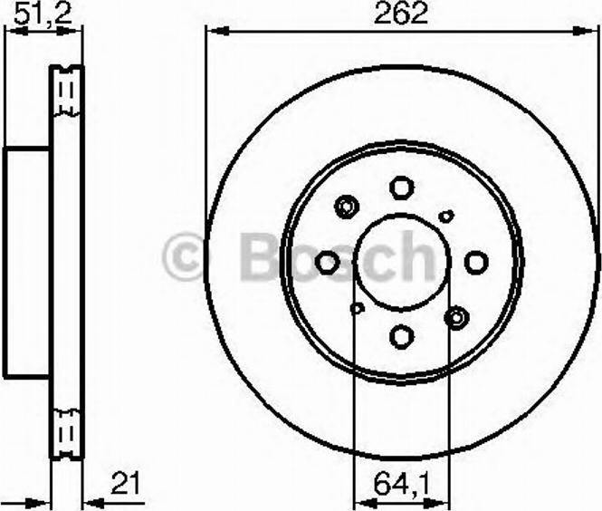 BOSCH 0 986 478 240 - Bremžu diski www.autospares.lv