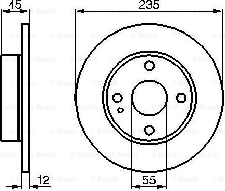 BOSCH 0 986 478 252 - Bremžu diski www.autospares.lv