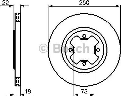 BOSCH 0 986 478 260 - Bremžu diski www.autospares.lv