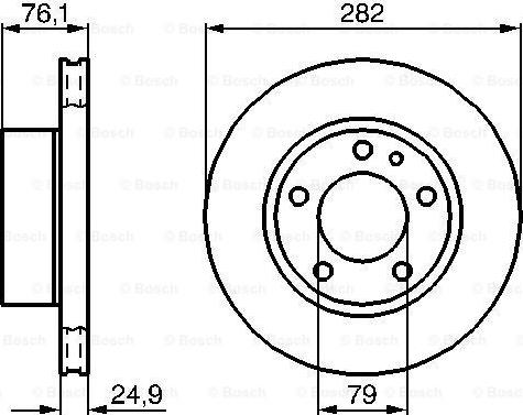 BOSCH 0 986 478 217 - Bremžu diski www.autospares.lv