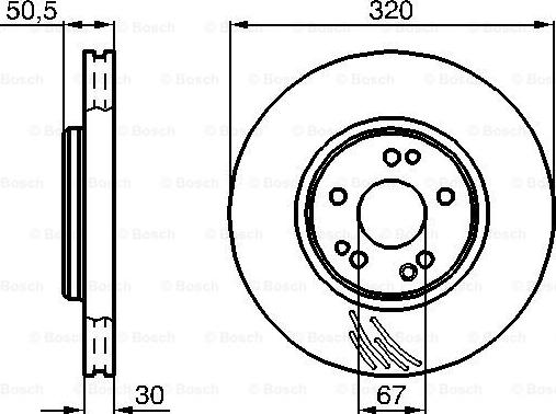 BOSCH 0 986 478 792 - Bremžu diski www.autospares.lv