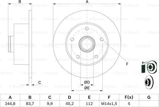 BOSCH 0 986 478 759 - Bremžu diski www.autospares.lv