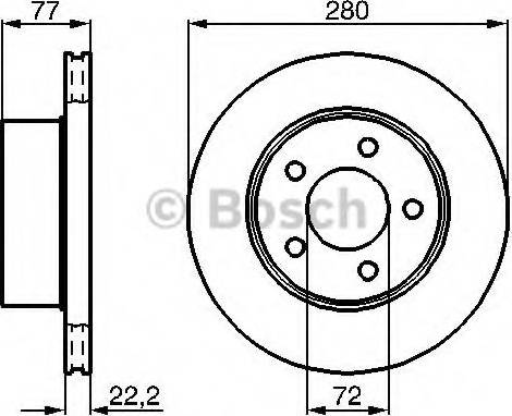 BOSCH 0 986 478 765 - Bremžu diski www.autospares.lv