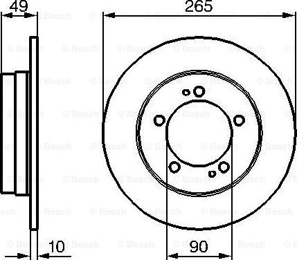 IPS Parts IBP-1597 - Bremžu diski autospares.lv