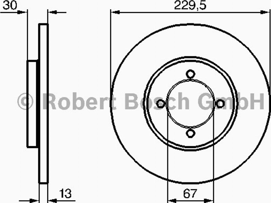 BOSCH 0 986 478 783 - Bremžu diski www.autospares.lv