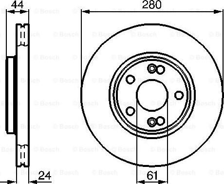 BOSCH 0 986 478 734 - Bremžu diski www.autospares.lv