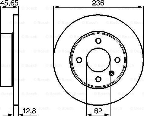 BOSCH 0 986 478 776 - Bremžu diski www.autospares.lv