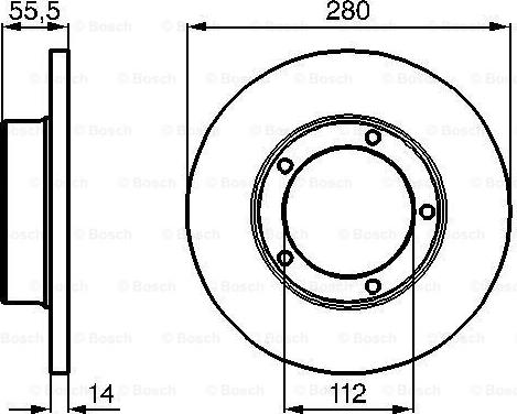 BOSCH 0 986 478 770 - Bremžu diski www.autospares.lv