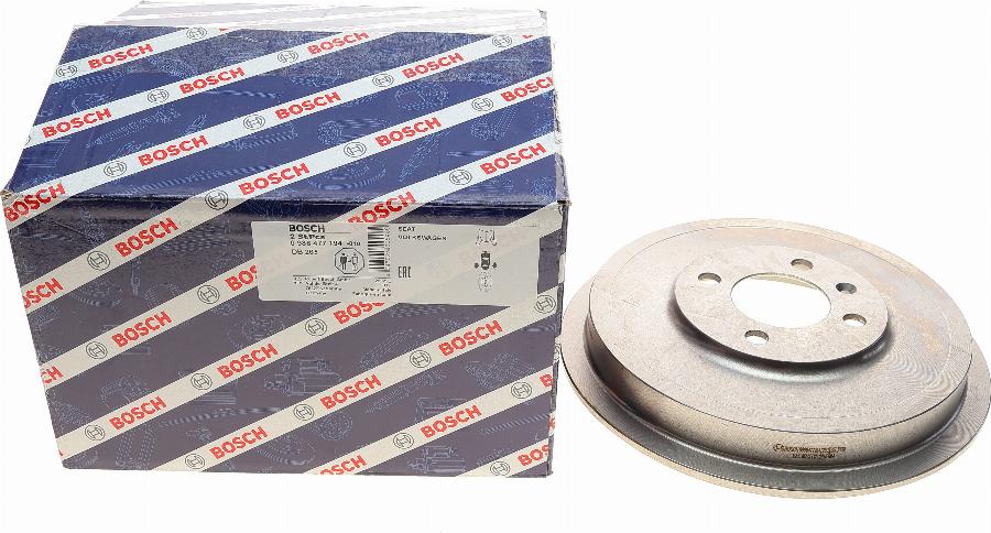 BOSCH 0 986 477 194 - Brake Drum www.autospares.lv