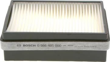 BOSCH 0 986 4B5 000 - Filtrs, Salona telpas gaiss www.autospares.lv