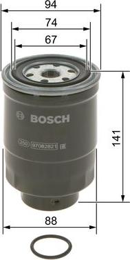 BOSCH 0 986 4B2 019 - Degvielas filtrs www.autospares.lv