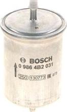 BOSCH 0 986 4B2 031 - Degvielas filtrs www.autospares.lv