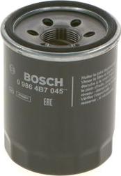 BOSCH 0 986 4B7 045 - Eļļas filtrs www.autospares.lv