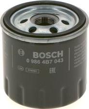 BOSCH 0 986 4B7 043 - Oil Filter www.autospares.lv