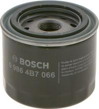 BOSCH 0 986 4B7 066 - Eļļas filtrs autospares.lv