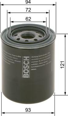 BOSCH 0 986 4B7 060 - Eļļas filtrs www.autospares.lv