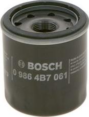 BOSCH 0 986 4B7 061 - Eļļas filtrs autospares.lv