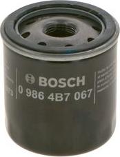 BOSCH 0 986 4B7 067 - Масляный фильтр www.autospares.lv