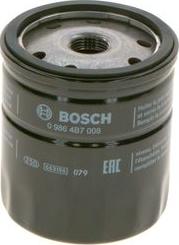 BOSCH 0 986 4B7 008 - Масляный фильтр www.autospares.lv