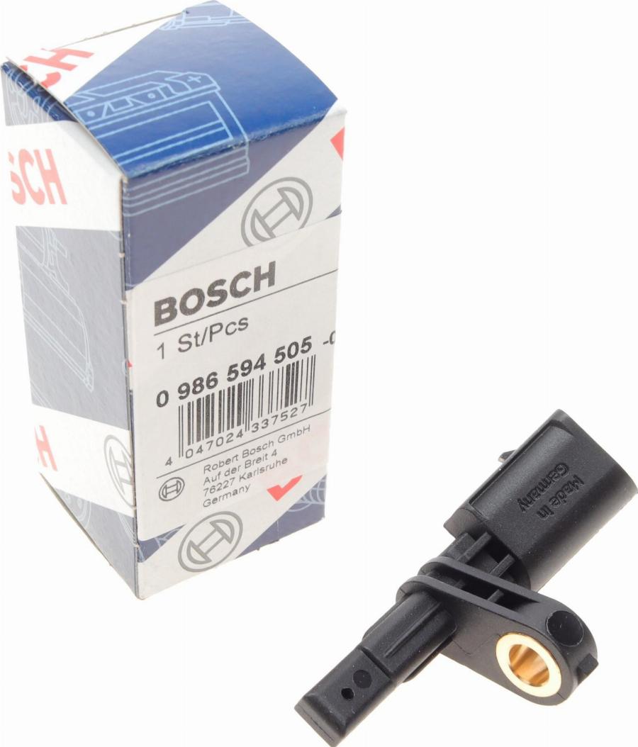 BOSCH 0 986 594 505 - Devējs, Riteņu griešanās ātrums www.autospares.lv