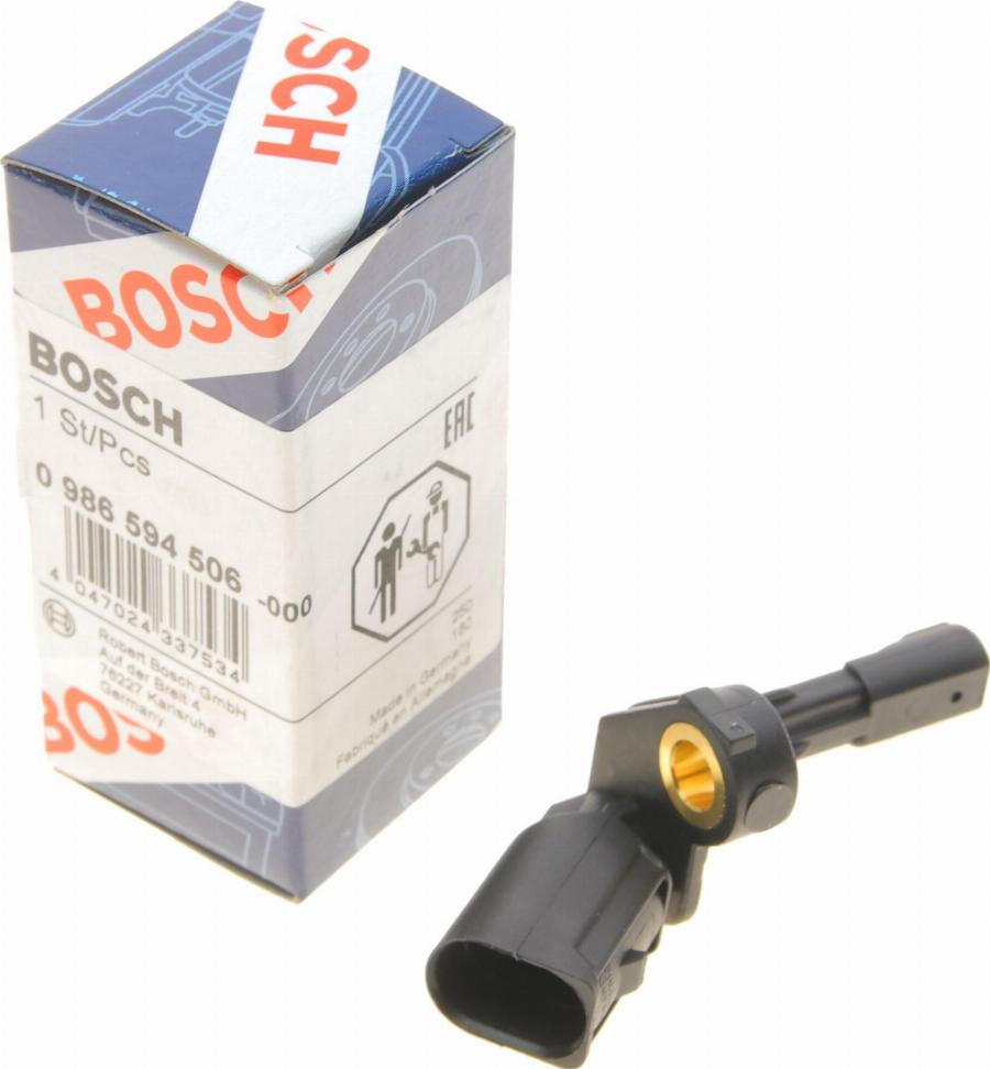 BOSCH 0 986 594 506 - Devējs, Riteņu griešanās ātrums www.autospares.lv