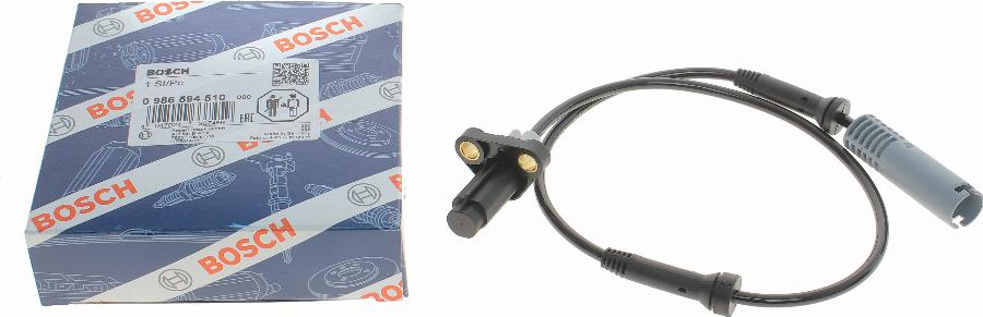 BOSCH 0 986 594 510 - Devējs, Riteņu griešanās ātrums www.autospares.lv