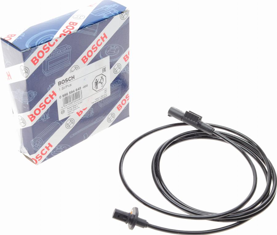 BOSCH 0 986 594 648 - Devējs, Riteņu griešanās ātrums www.autospares.lv