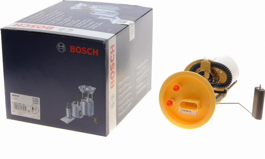 BOSCH 0 986 580 191 - Degvielas sūkņa modulis www.autospares.lv