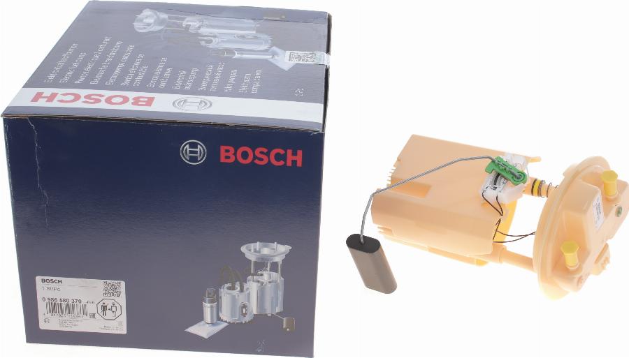 BOSCH 0 986 580 370 - Devējs, Degvielas līmenis www.autospares.lv