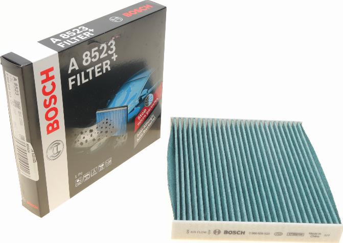 BOSCH 0 986 628 523 - Filtrs, Salona telpas gaiss www.autospares.lv