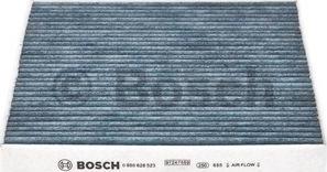 BOSCH 0 986 628 523 - Filtrs, Salona telpas gaiss www.autospares.lv