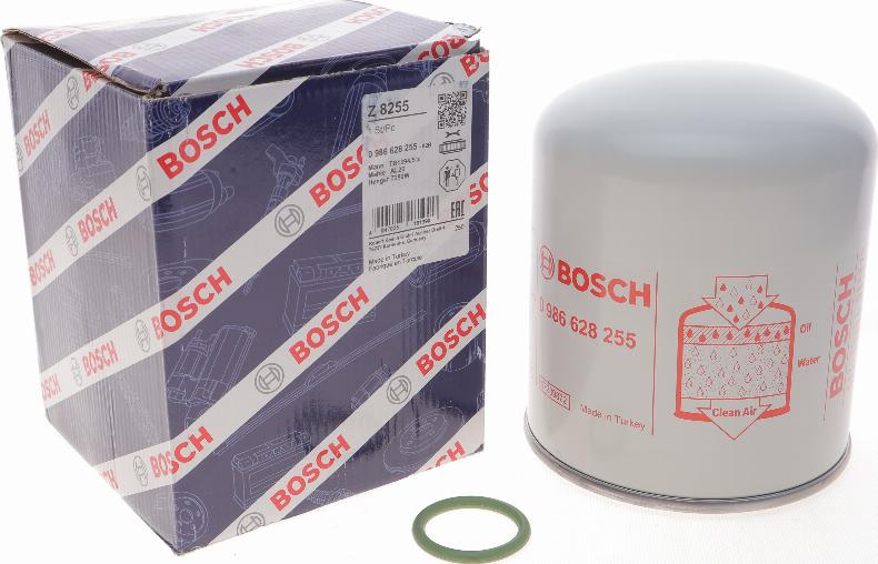 BOSCH 0 986 628 255 - Gaisa sausinātāja patrona, Gaisa kompresors www.autospares.lv