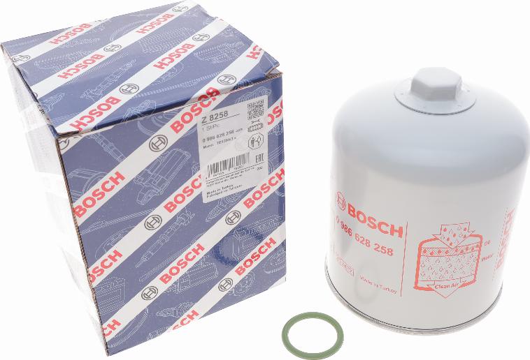 BOSCH 0 986 628 258 - Gaisa sausinātāja patrona, Gaisa kompresors www.autospares.lv