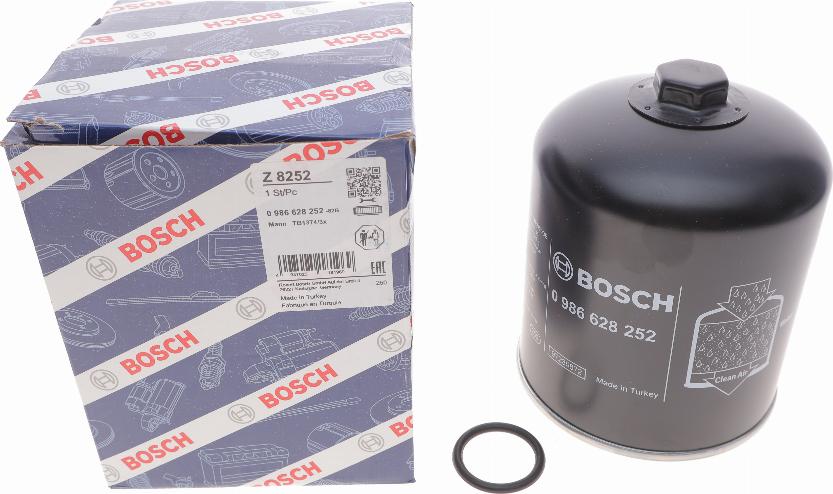 BOSCH 0 986 628 252 - Gaisa sausinātāja patrona, Gaisa kompresors www.autospares.lv