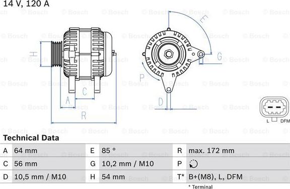 BOSCH 0 986 049 990 - Ģenerators www.autospares.lv